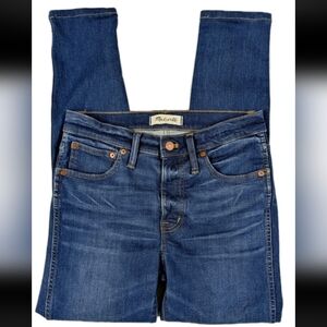 Madewell 9" High-Rise Skinny Women's Size 27 Blue Denim Jeans